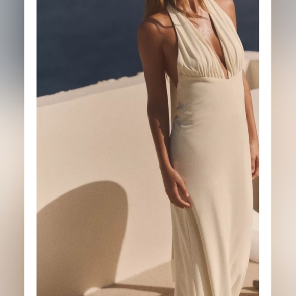 Zara Long Halter Dress - Picture 2 of 7